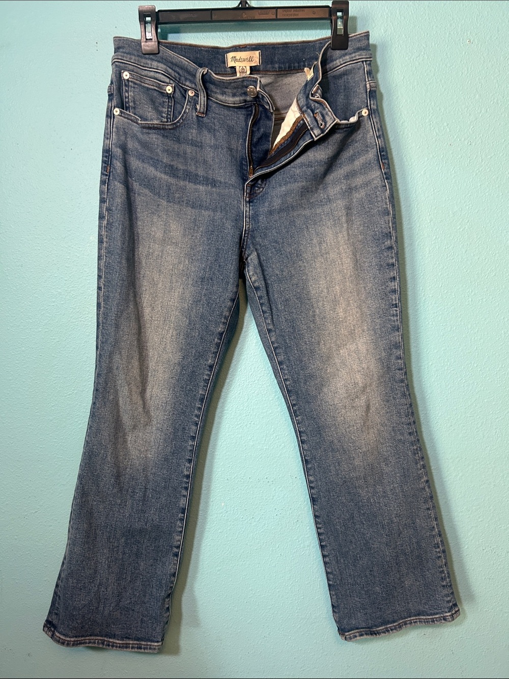 Madewell Women's Medium Blue Mid Rise Kick Out Size 30
